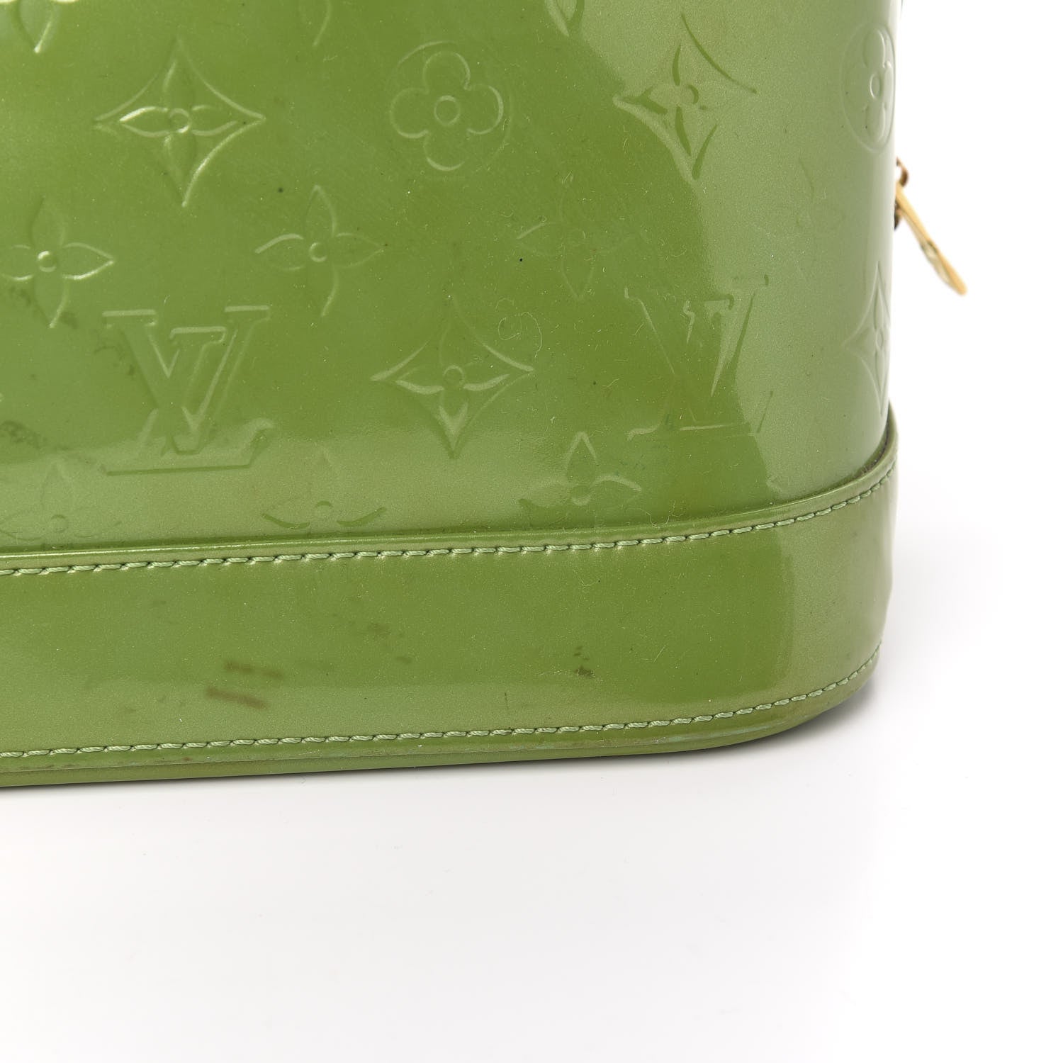 Louis Vuitton Vernis Alma GM Vert Tonic 15 of 15