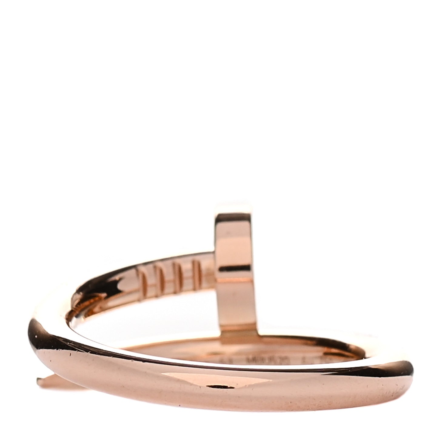 18K Pink Gold Juste Un Clou Ring 53 6.25
