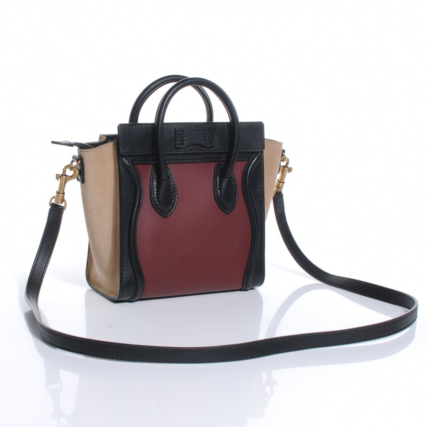 Smooth Calfskin Nano Tri-Color Luggage