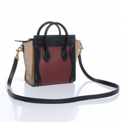 Celine Smooth Calfskin Nano Tri-Color Luggage 3 of 8