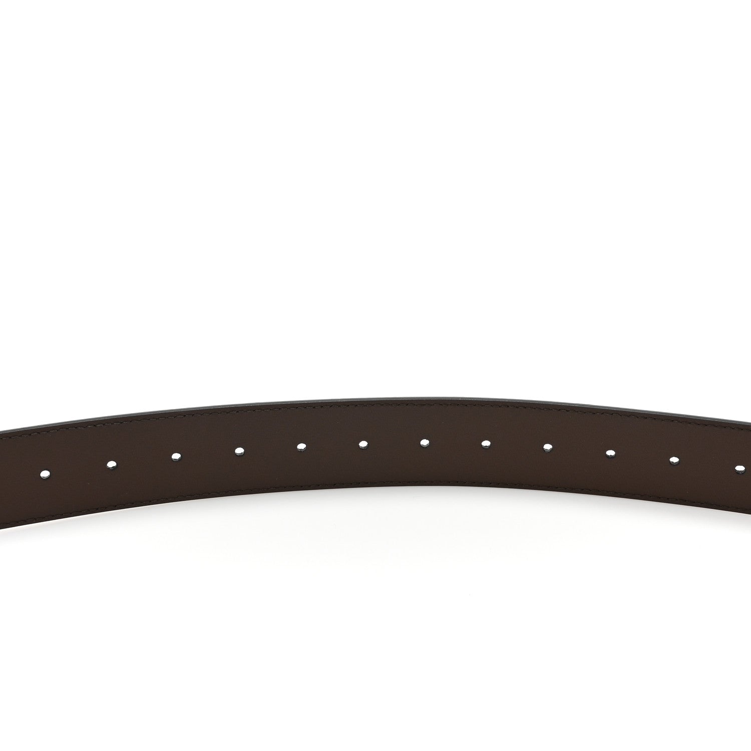 Gucci X BALENCIAGA BB Supreme Monogram 40mm Belt 100 40 Beige Ebony Dark Brown 4 of 5