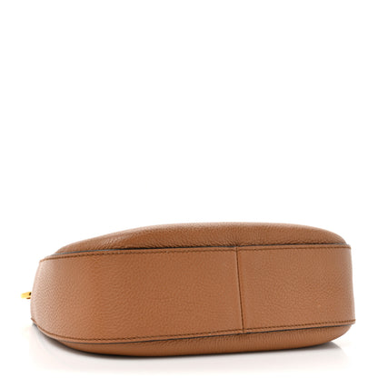 Prada Vitello Phenix Small Zippered Messenger Hobo Cammeo 4 of 9