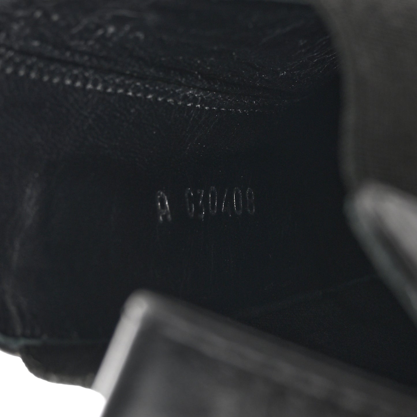 Calfskin Chain Around Chelsea Boots 38.5 Black