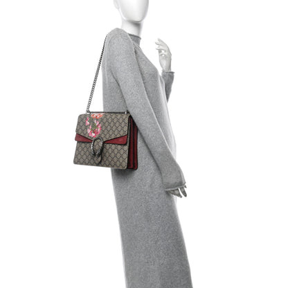 Gucci GG Supreme Monogram Blooms Medium Dionysus Shoulder Bag Beige Multicolor Dry Rose 2 of 17