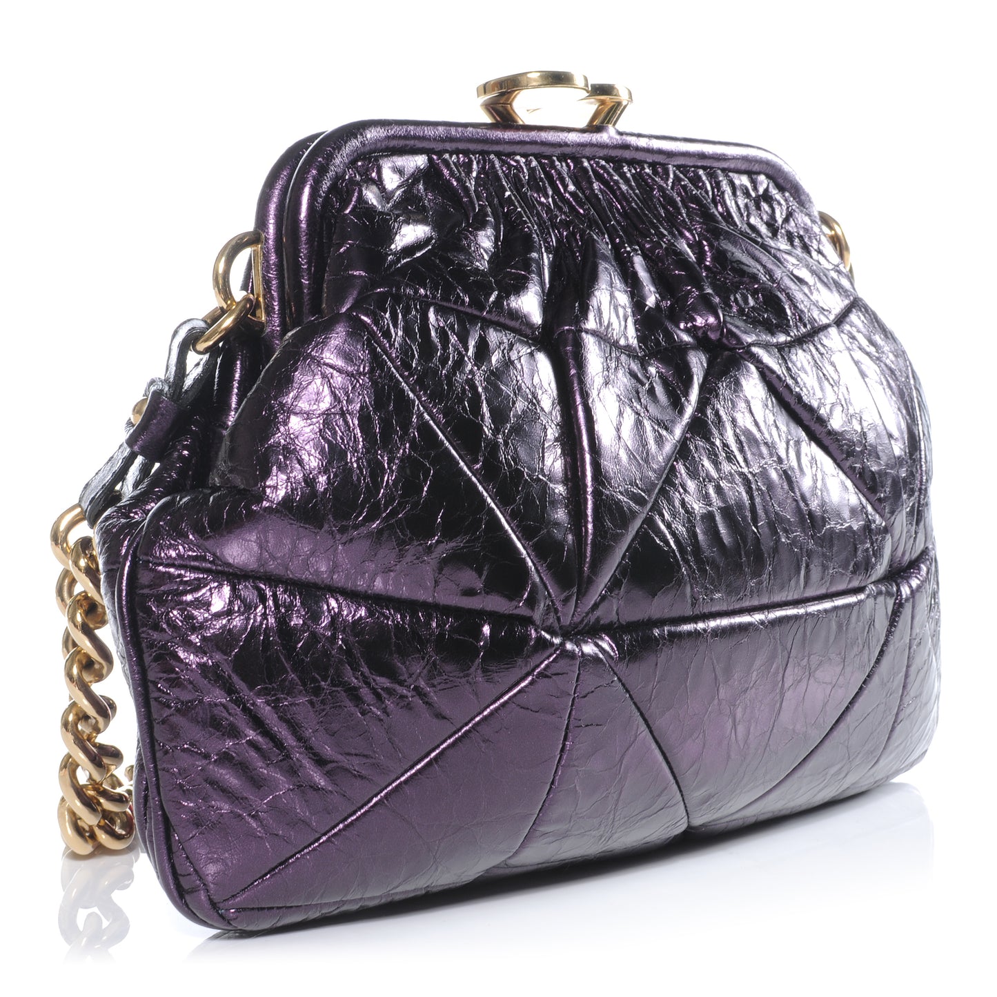 Metallic Patchwork Little Stam Deep Purple