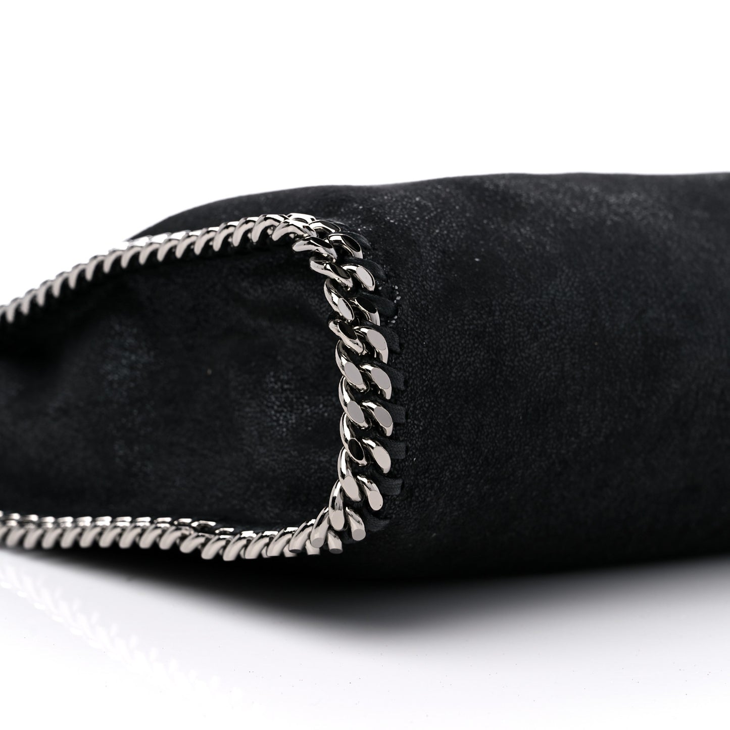 Shaggy Deer Falabella Fold Over Tote Black
