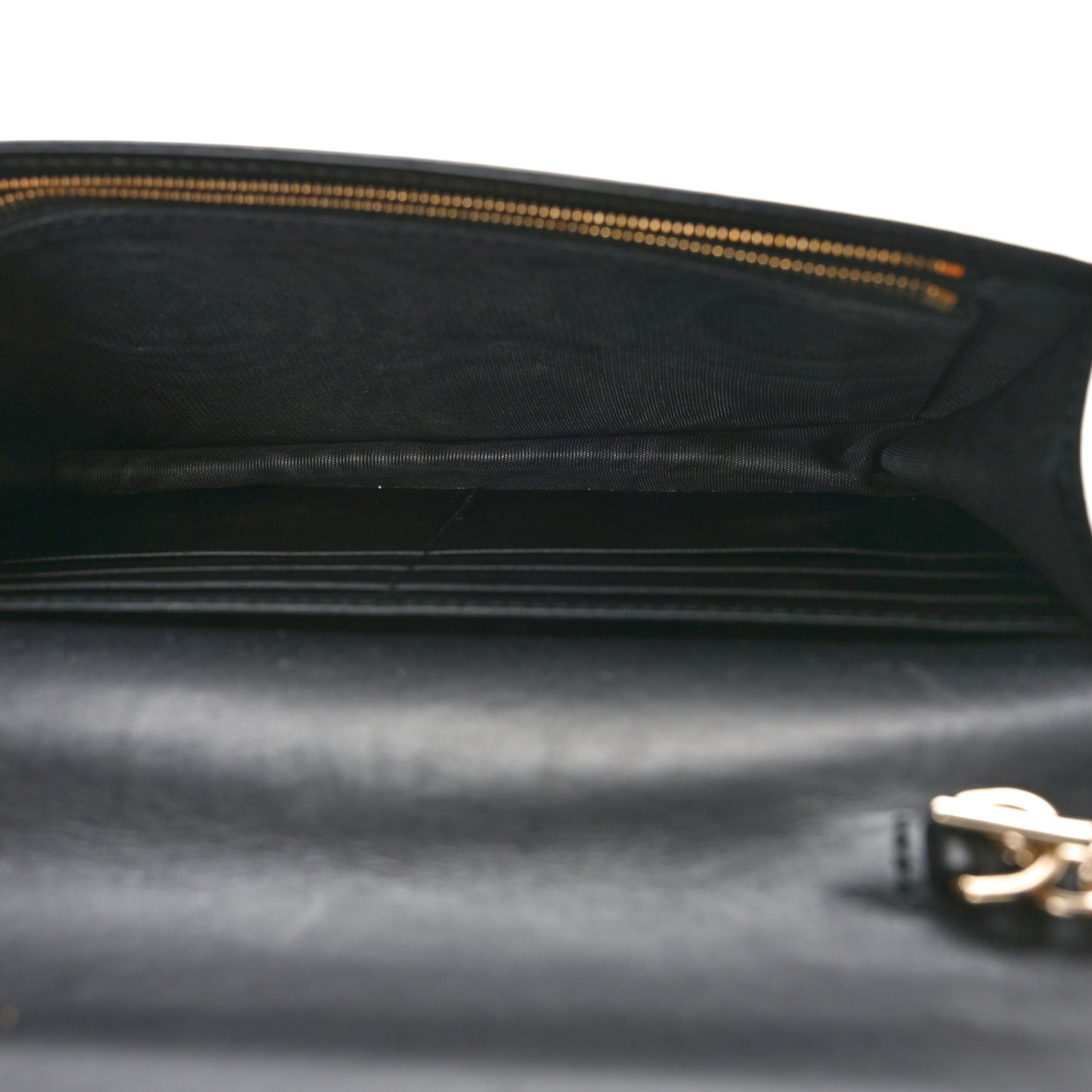 Guccissima Signature Bowy Chain Wallet Black
