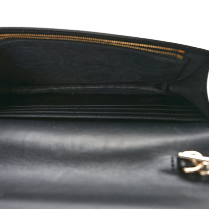 Gucci Guccissima Signature Bowy Chain Wallet Black 5 of 11