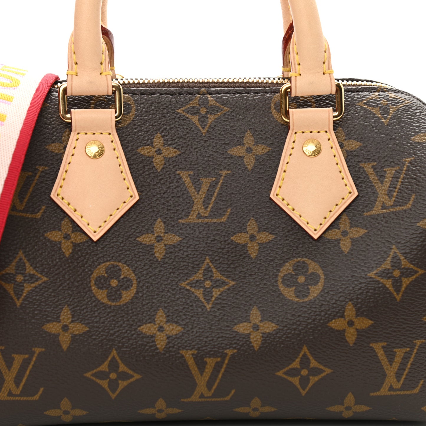 Monogram Speedy Bandouliere 20 Fuchsia