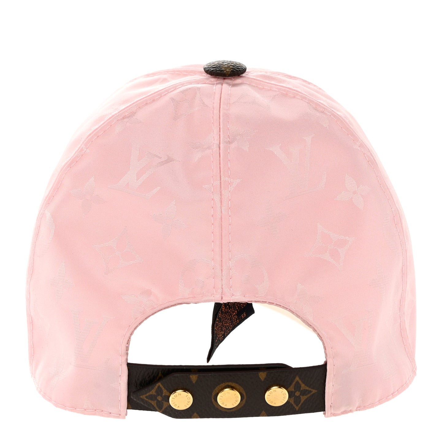 Polyester Silk Monogram LV Get Ready Cap M Pink