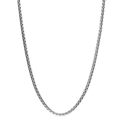 David Yurman Sterling Silver 14K Yellow Gold 3.6mm Box Chain Necklace 18" 1 of 4