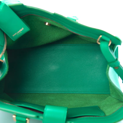 Saint Laurent Calfskin Small Classic Y Cabas Green 4 of 12