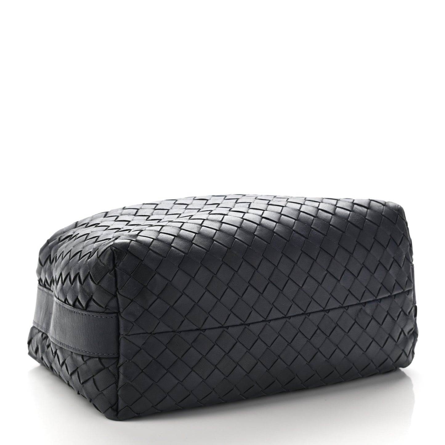 Nappa Intrecciato Large Cosmetic Case Ebano