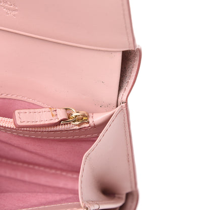 MCM Visetos Trifold Wallet Pink 8 of 10