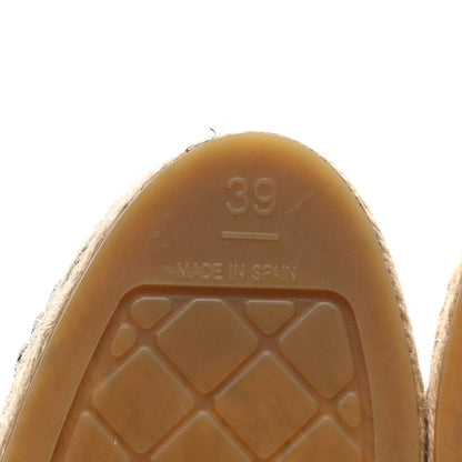 Chanel Lambskin CC Espadrilles 39 Black 7 of 11