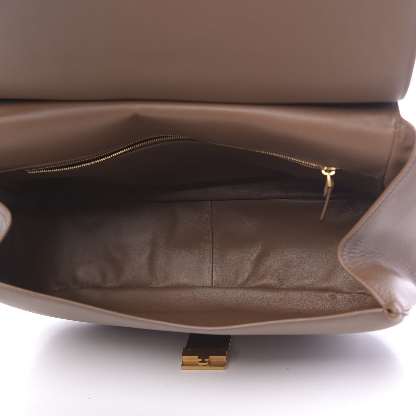 Nappa Intrecciato Strap Shoulder Bag Brown