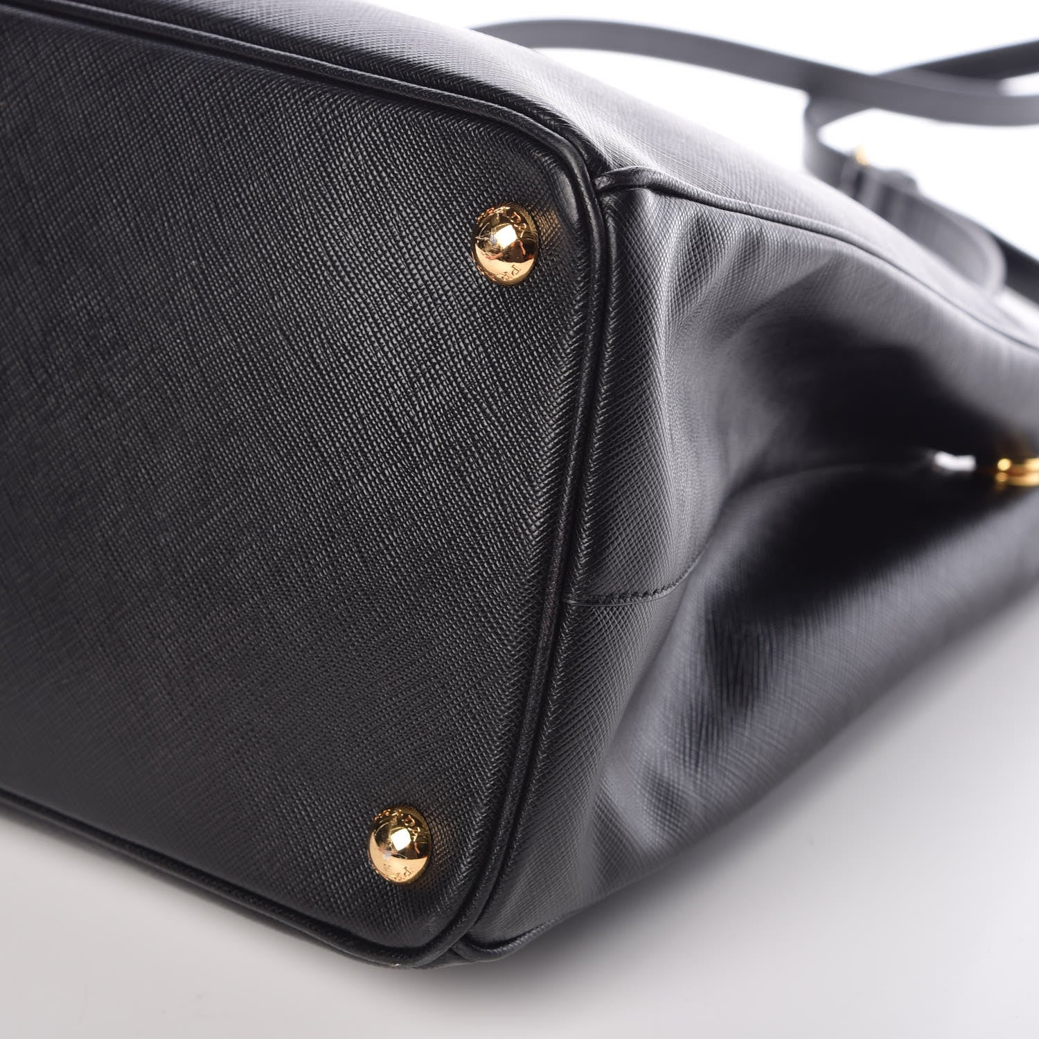 Prada Saffiano Medium Galleria Double Zip Tote Black 9 of 13