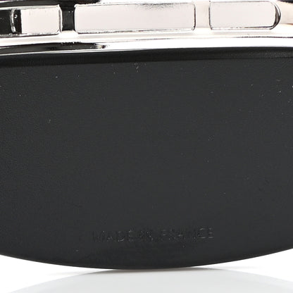 Hermes Aluminium Perforated Chaine d'Ancre Hair Clip Black 4 of 5