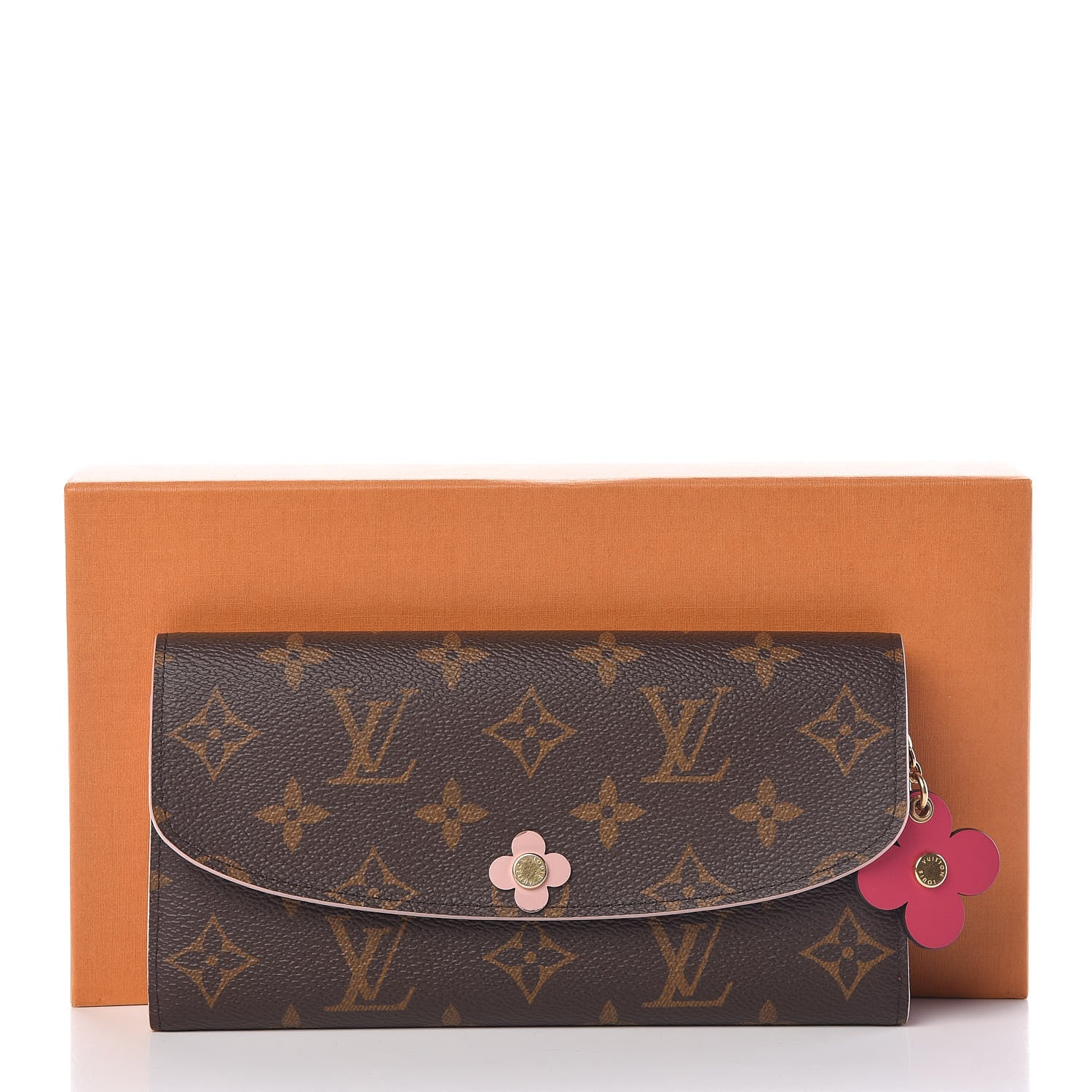 Louis Vuitton Monogram Bloom Flower Emilie Wallet 14 of 14