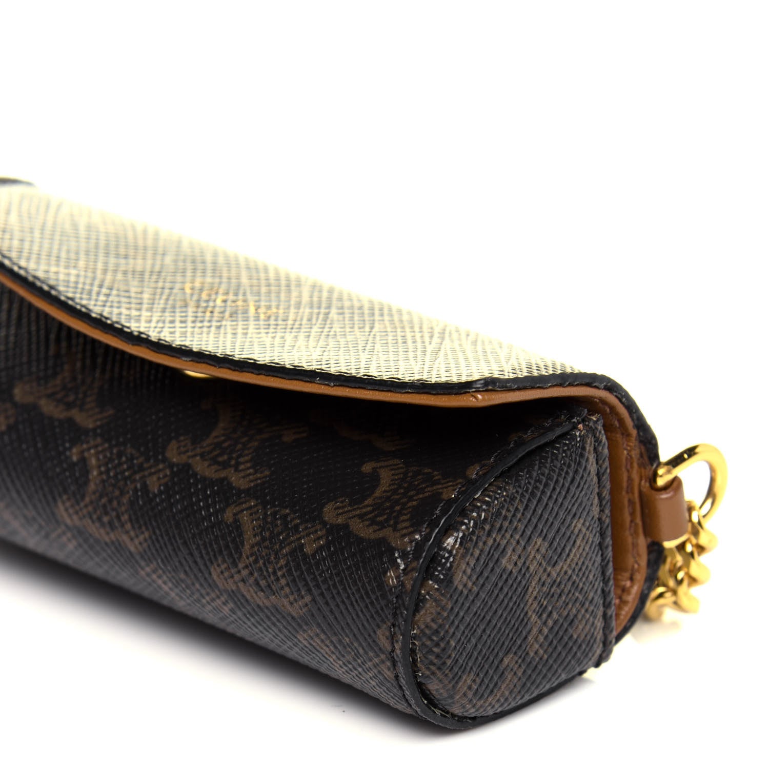 Celine Triomphe Canvas Lipstick Case Black 8 of 9