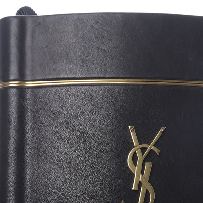 Saint Laurent Lambskin Monogram Opyum Tassel Bag Black 9 of 15