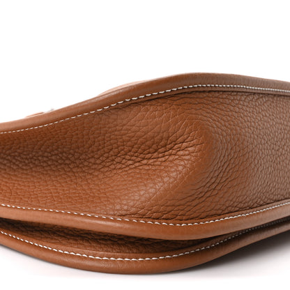 Hermes Taurillon Clemence Evelyne III PM Gold 9 of 10