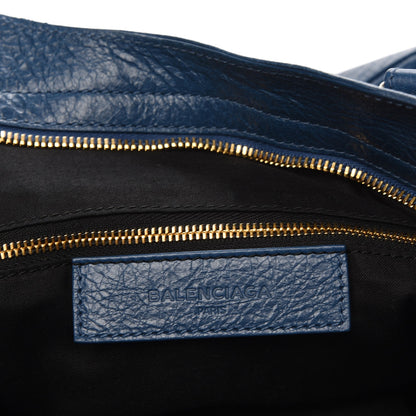 Balenciaga Agneau Classic Gold Hardware Velo Bleu Profond 7 of 8