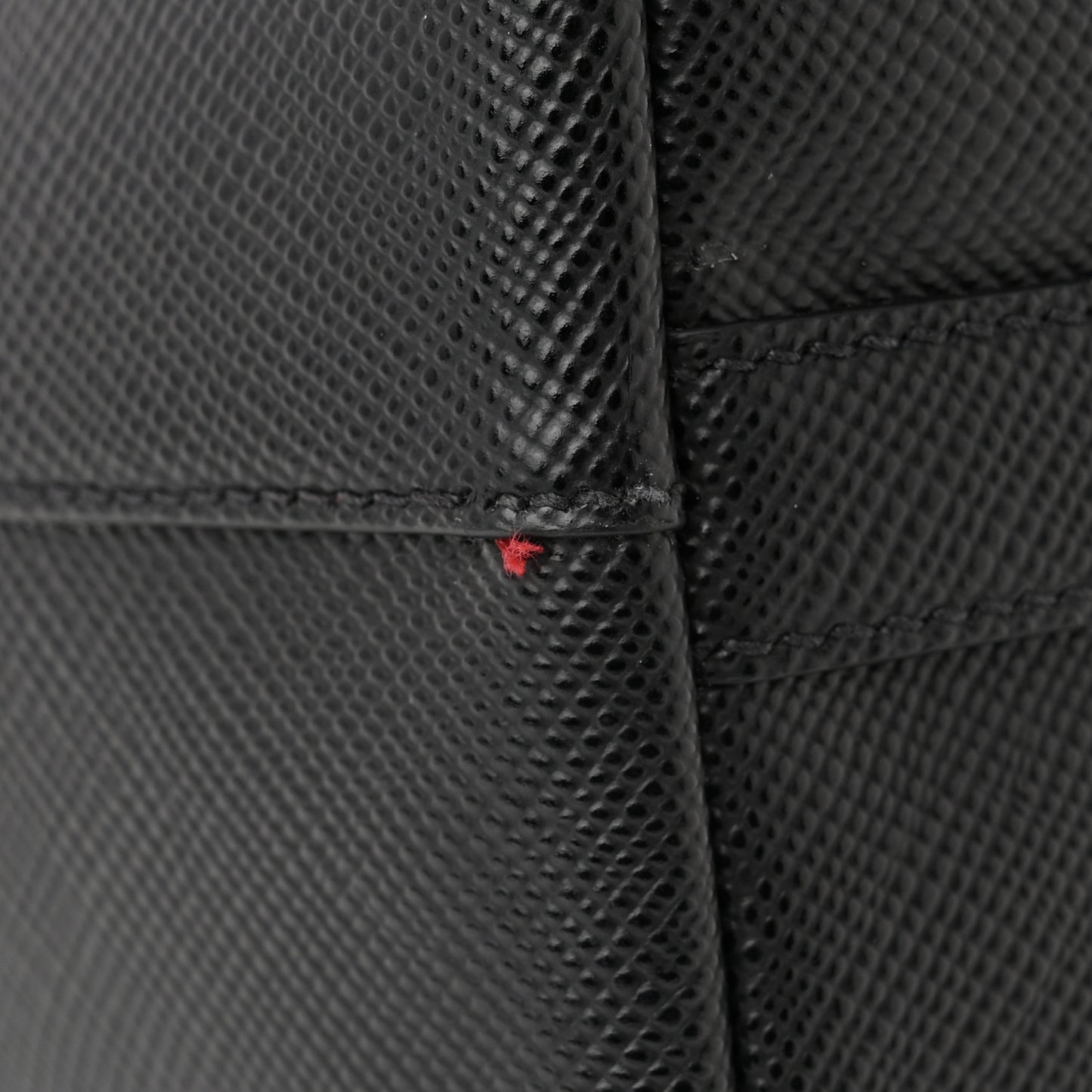 Saffiano Cuir Shopping Tote Black Fuoco