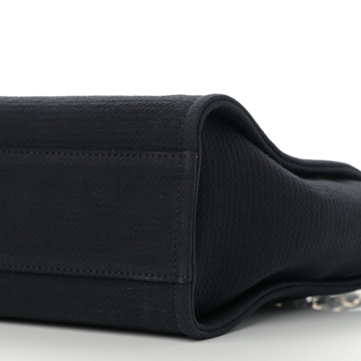 Chanel Mixed Fibers Small Deauville Tote Black 11 of 11