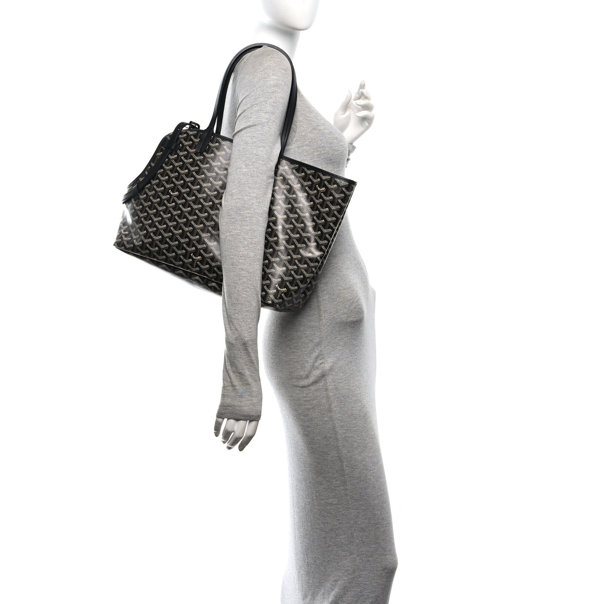Goyardine Chien Gris Bag Black