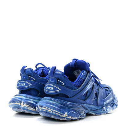 Balenciaga Mesh Nylon Womens Track Sneakers 36 Faded Blue 4 of 8