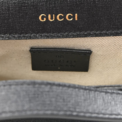 Gucci Azalea Calfskin Web Mini Horsebit 1955 Shoulder Bag Black 7 of 10