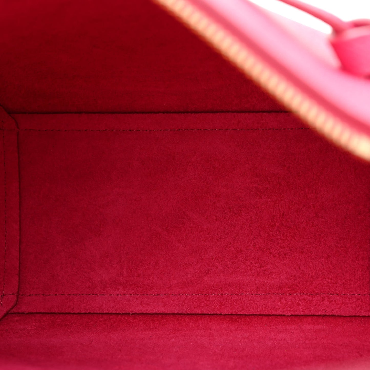 Grained Calfskin Nano Belt Bag Raspberry