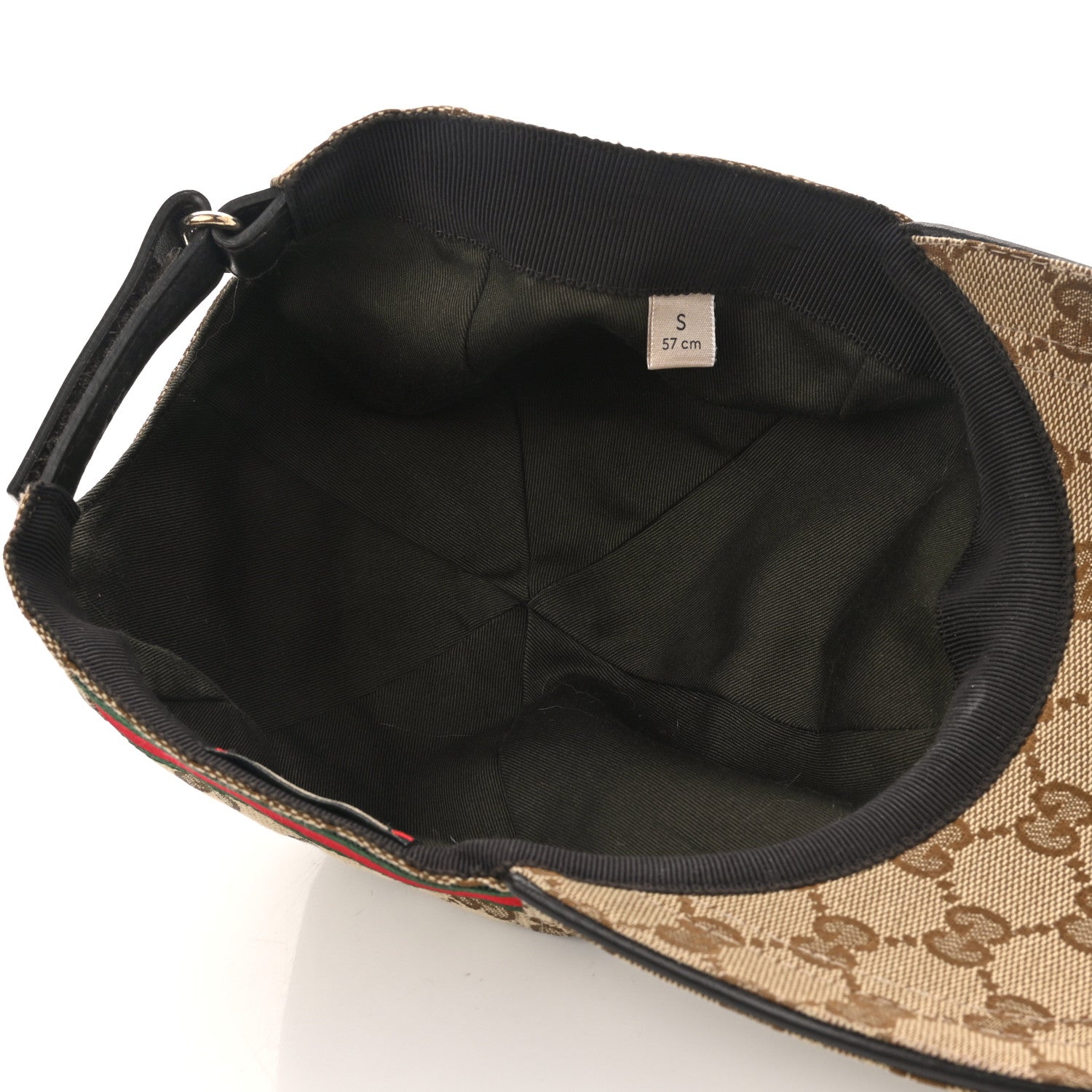 Gucci Monogram Web Baseball Hat S Beige Cocoa 7 of 8