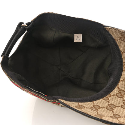 Gucci Monogram Web Baseball Hat S Beige Cocoa 7 of 8