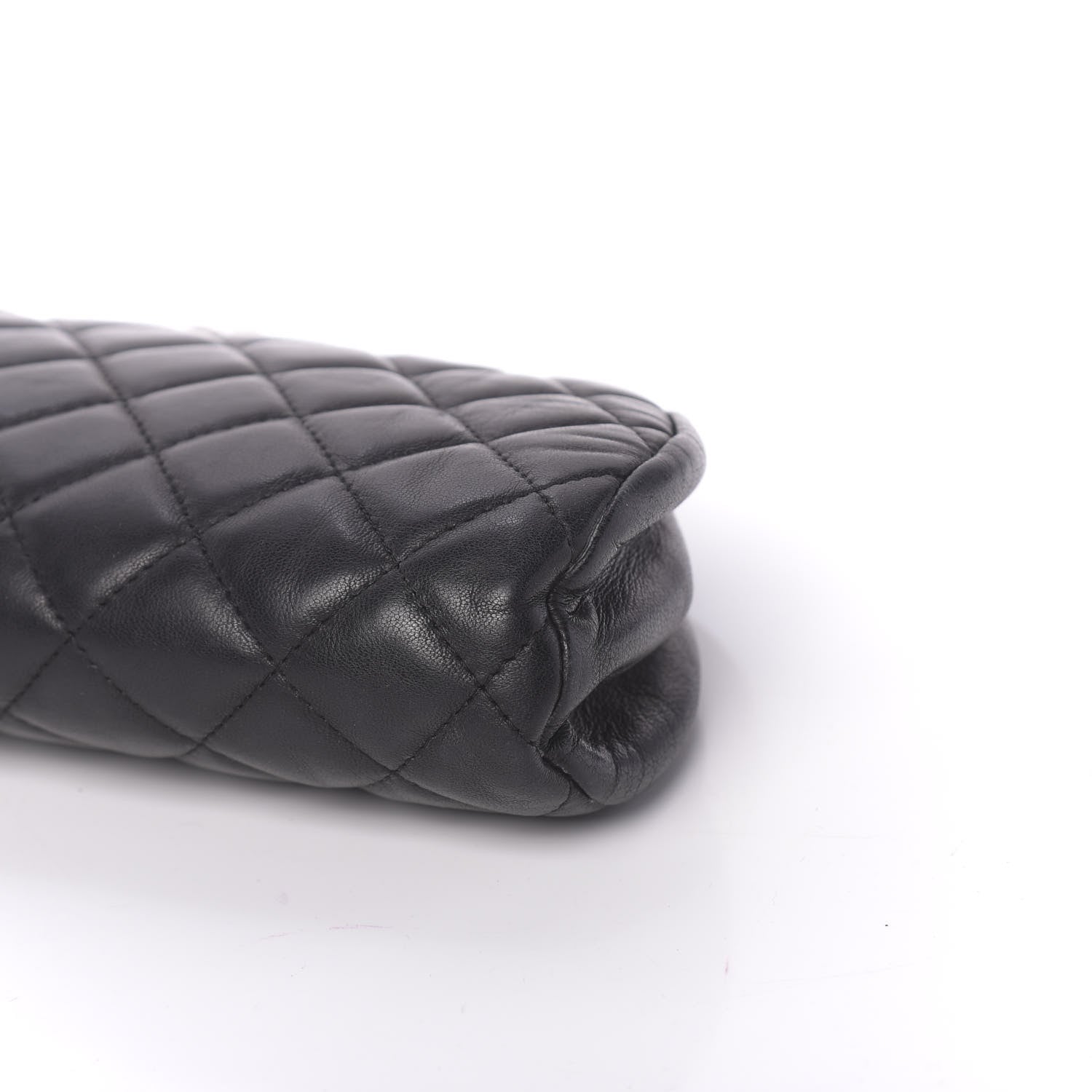 Chanel Lambskin Quilted Timeless Clutch Black 10 of 11