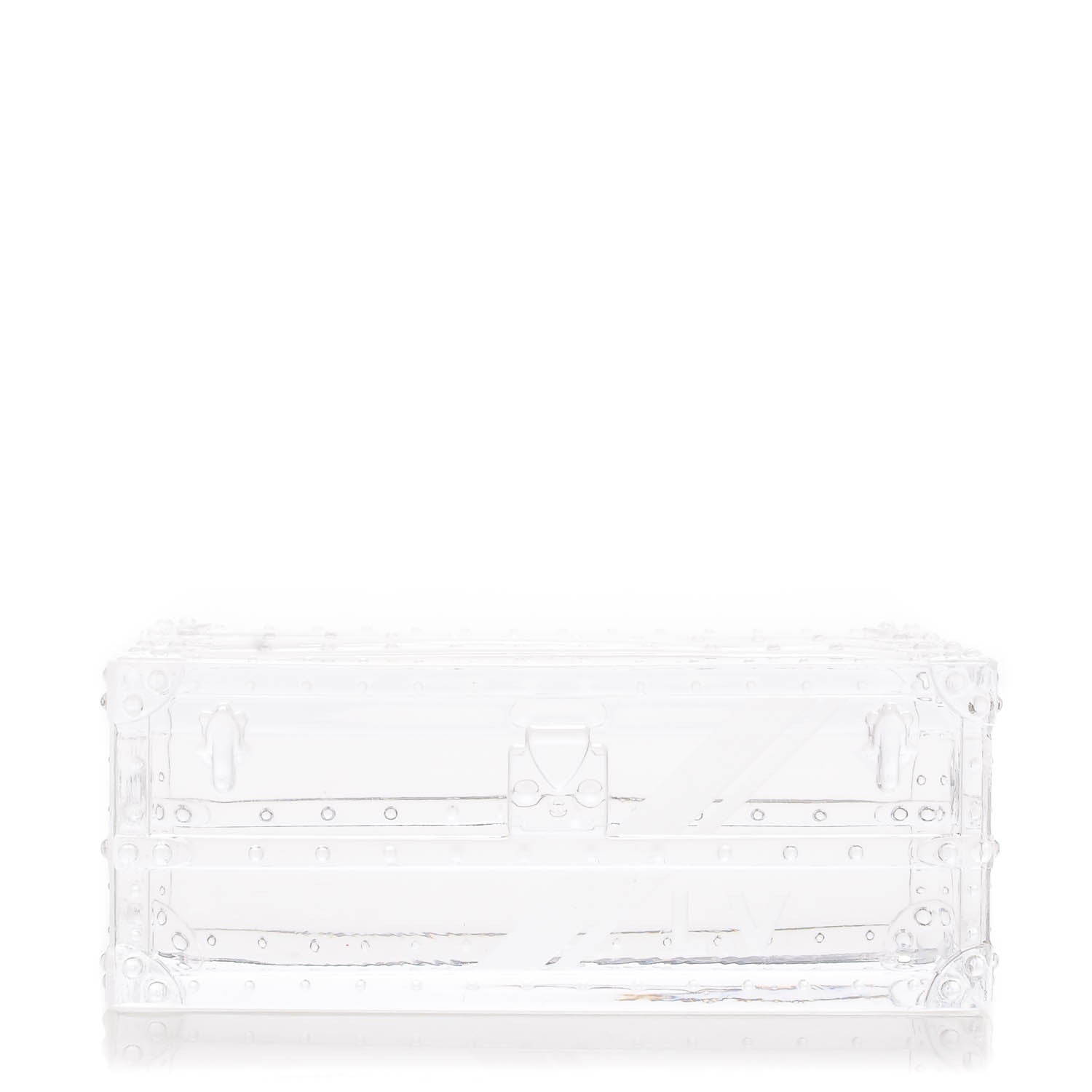 Louis Vuitton Crystal Trunk Paperweight 1 of 5