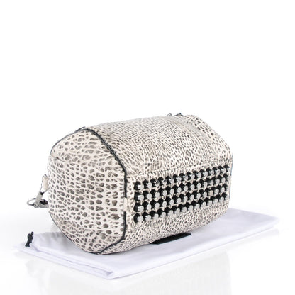 Alexander Wang Pebbled Lambskin Rockie Dumbo Silver 4 of 8