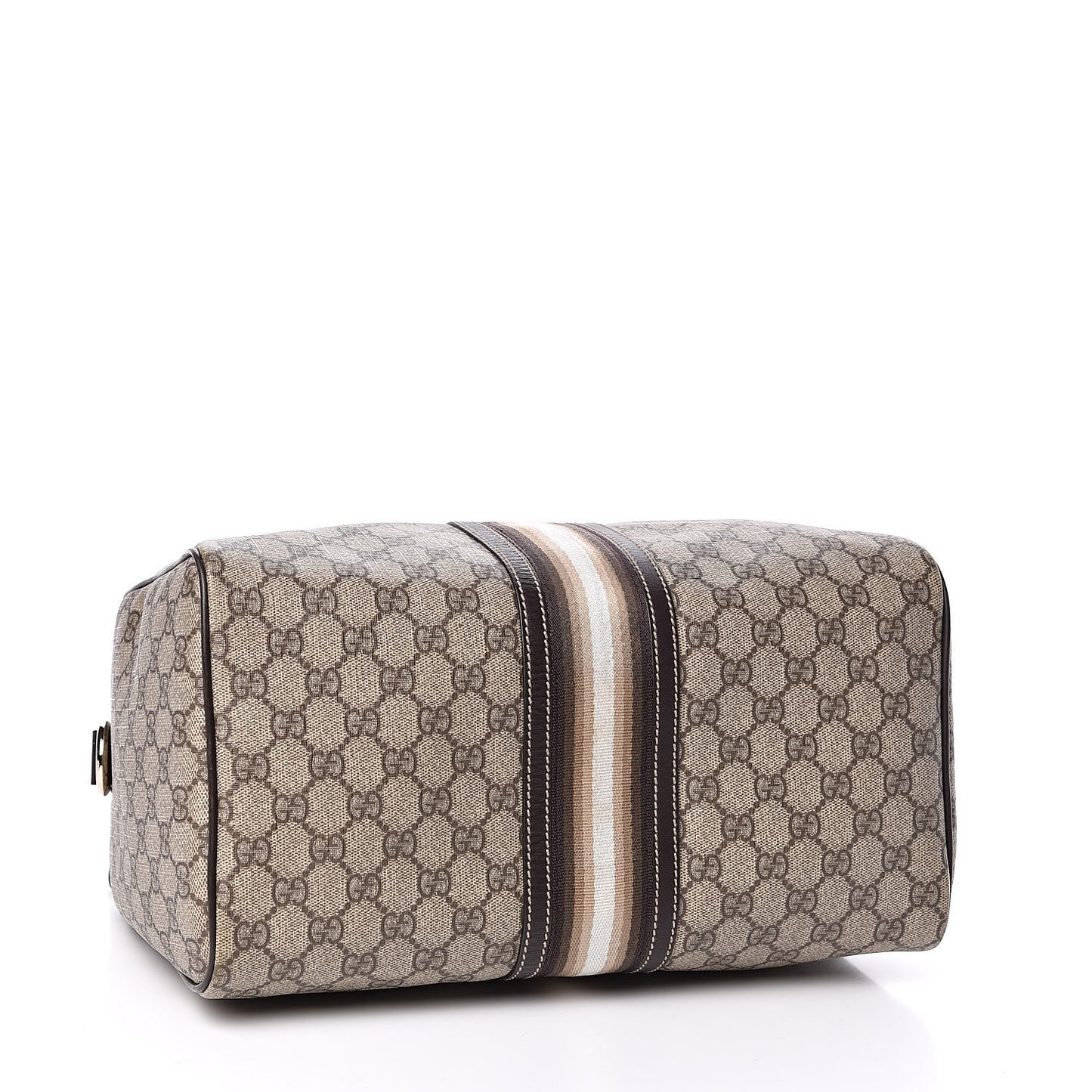 GG Plus Monogram Web Medium Joy Boston Dark Brown