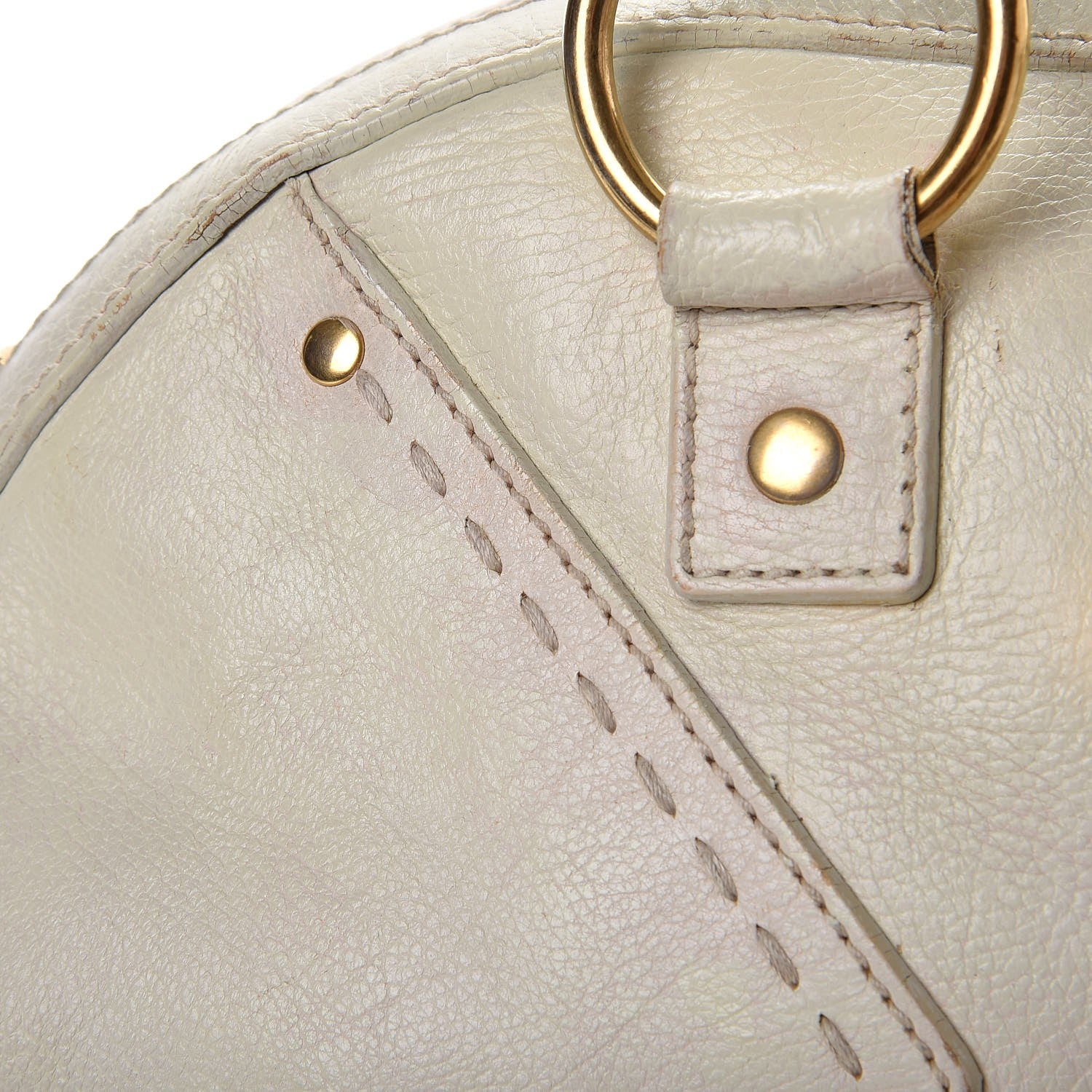 Saint Laurent Calfskin Medium Muse Ivory 9 of 14