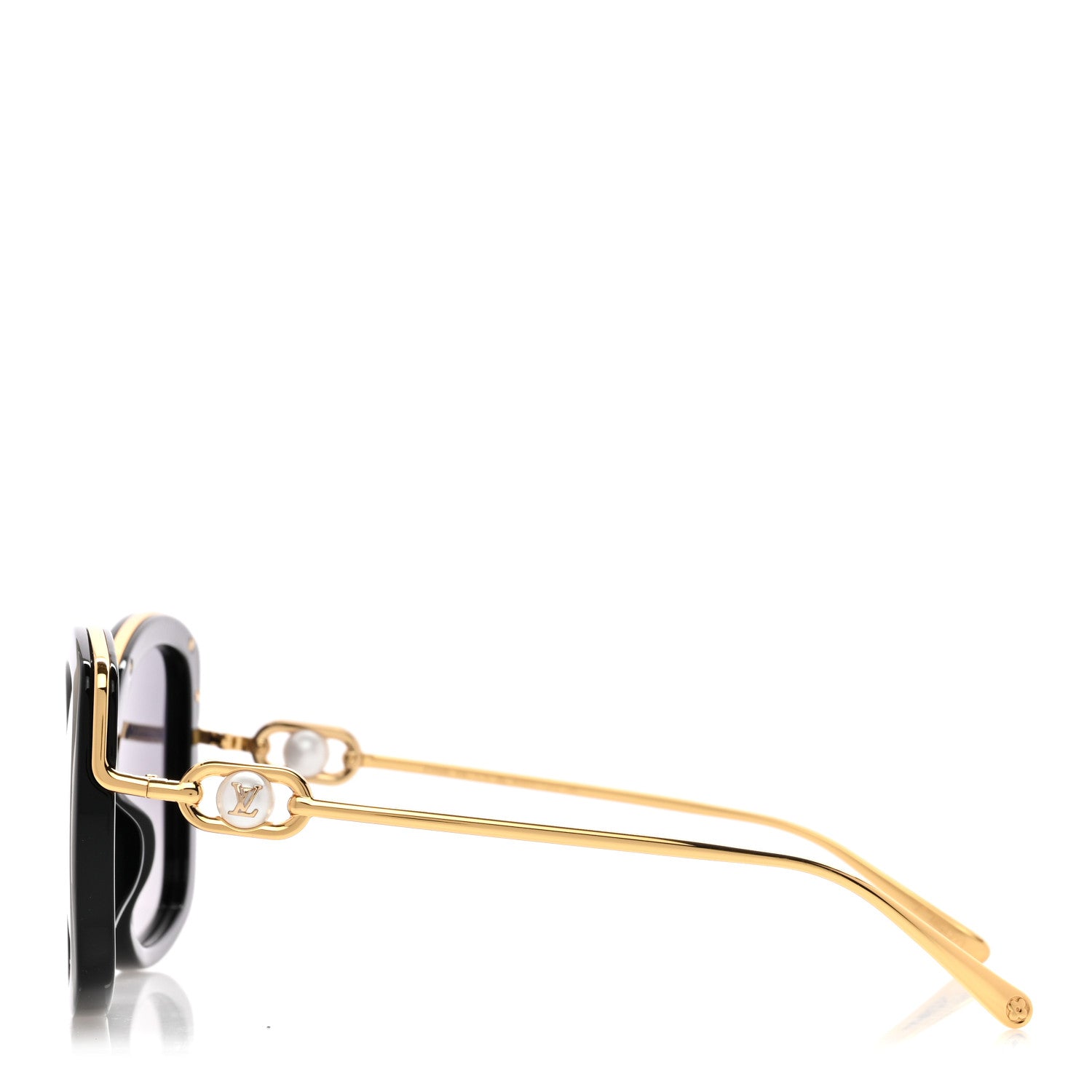 Louis Vuitton Monogram Pearl Square Z1932E Sunglasses Black 3 of 7