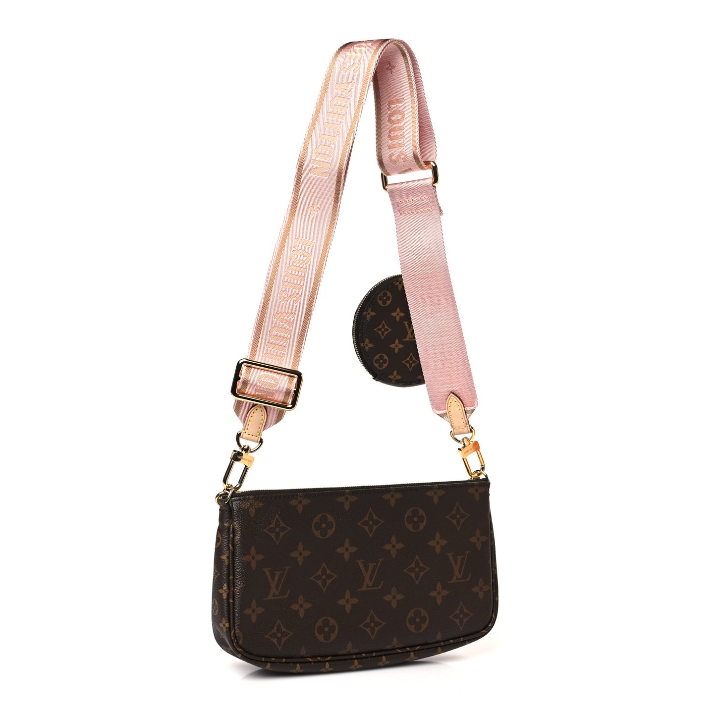 Monogram Multi Pochette Accessories Rose Clair