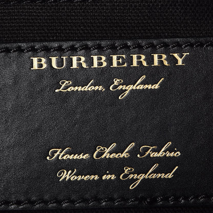 Burberry House Check Derby Calfskin Medium Alchester Bowling Bag Tan 9 of 10