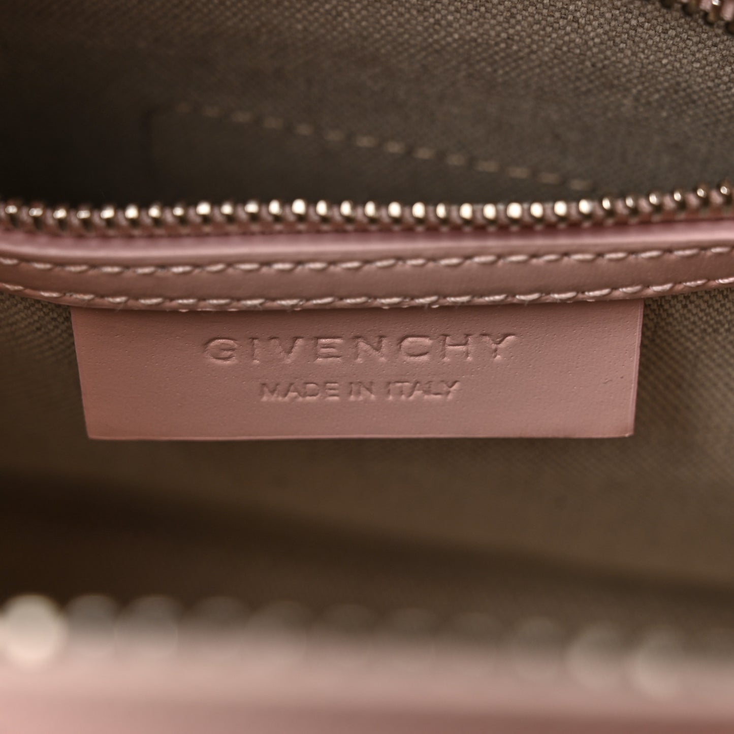 Box Calfskin Mini Heart Antigona Top Handle Bag Blush Pink