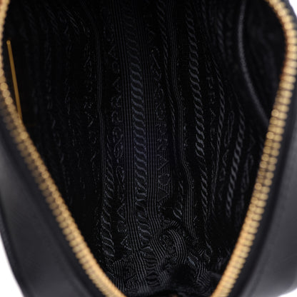 Prada Saffiano Lux Small Camera Crossbody Bag Black 5 of 9