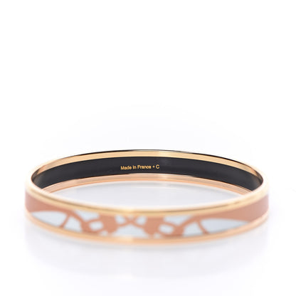 Hermes Enamel Printed Narrow Bracelet 70 4 of 6