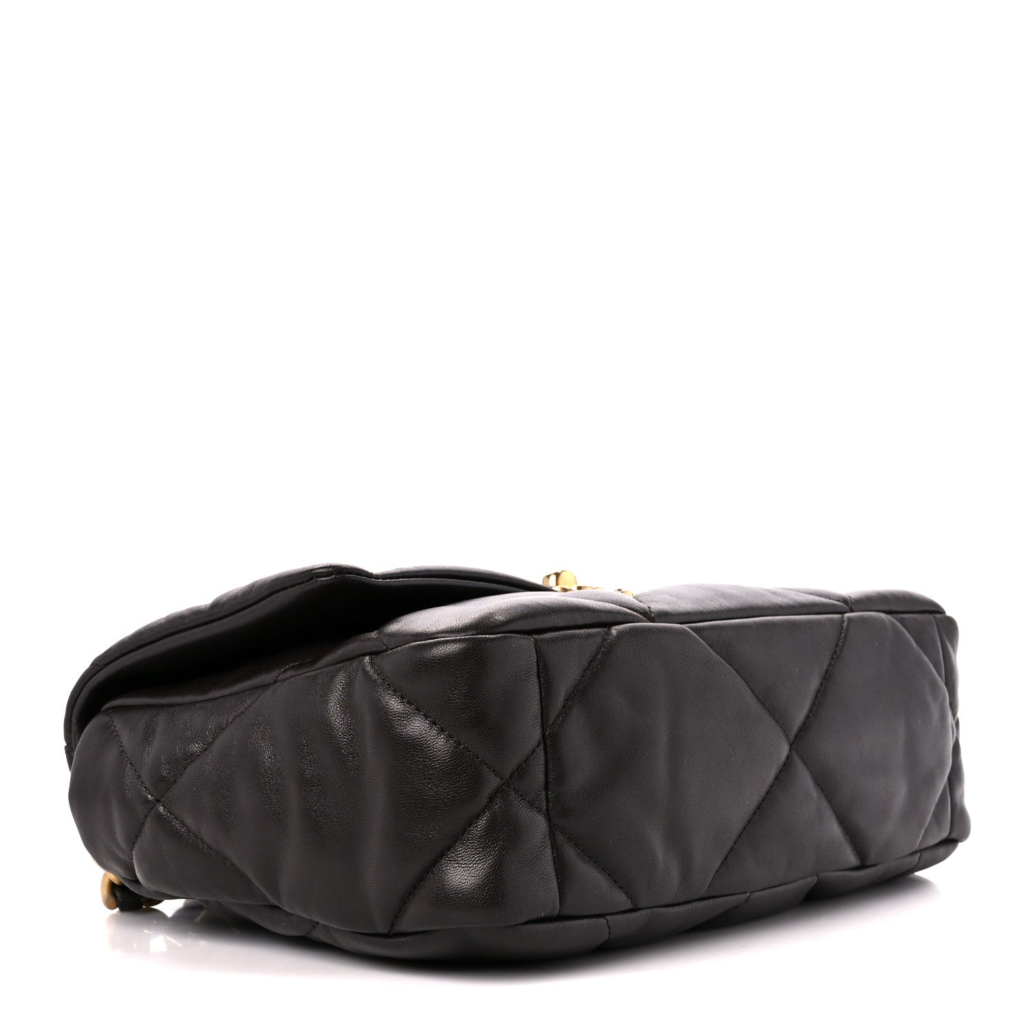 Chanel Lambskin Quilted Medium Chanel 19 Flap Dark Brown 4 of 10