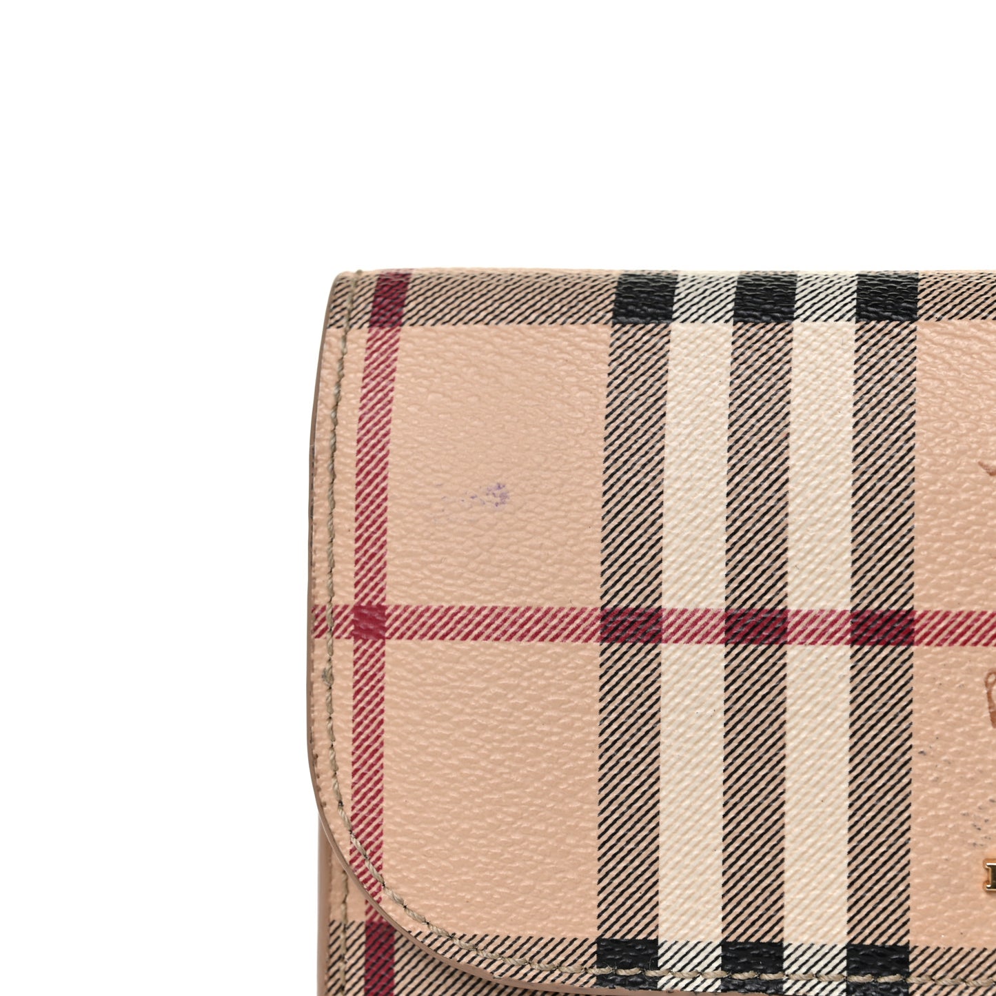 Haymarket Check Halton Wallet Tan