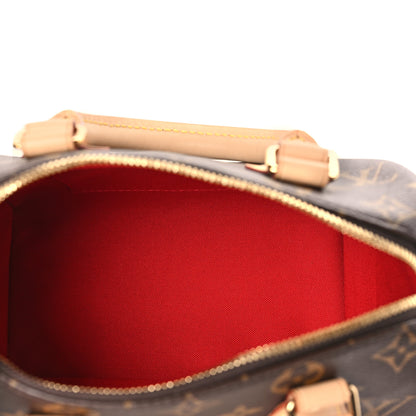 Louis Vuitton Monogram Speedy Bandouliere 20 Black 5 of 8