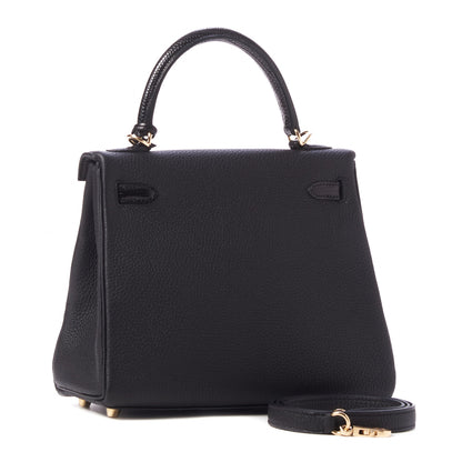 Hermes Togo Lizard Kelly Retourne Touch 25 Black 3 of 34